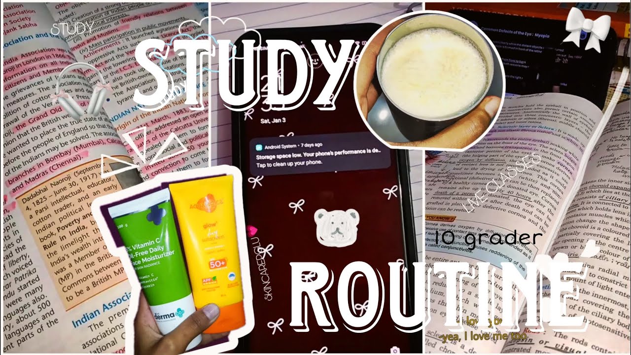 Aesthetic Study Vlog 🌿 | Studying & Cozy Snack Break | Lillibieee| 🌷🦋🐾