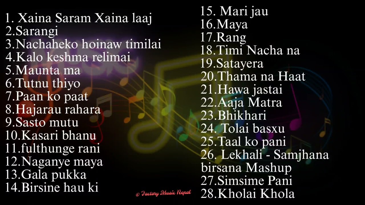 Nepali Song Collection Best Nepali Ever Green Song
