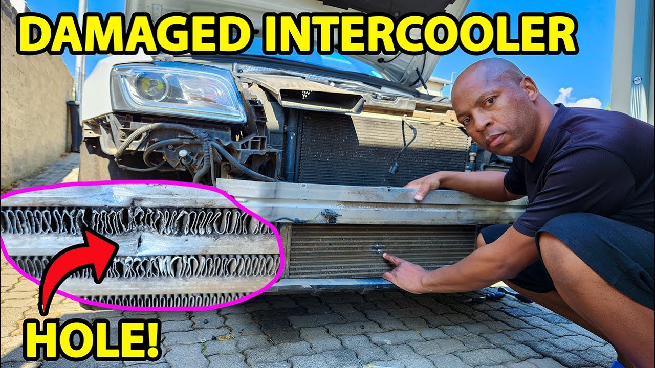 Fixing A Damaged Intercooler On The Audi SQ5 YouTube