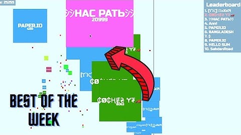 AgarPaper.io: Best Gameplay of the Week / AgarPaper