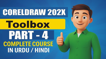 Corel Draw 202x | How to use toolbox | Urdu Hindi | Part 4 | Lunar Computer College