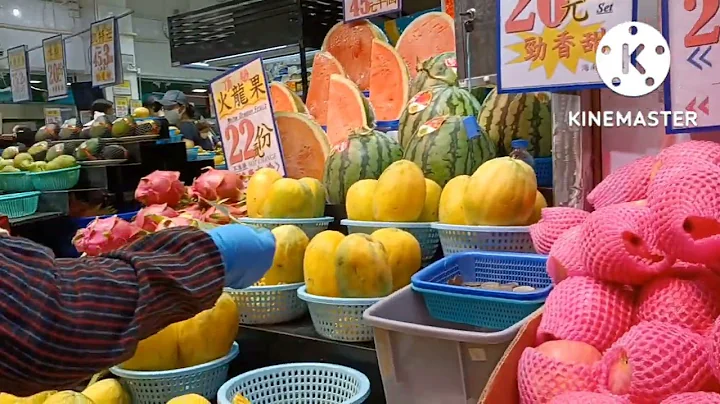 walking around wanchai market(hk)