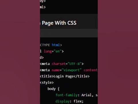 HTML WEBPAGE WITH CSS AND WITHOUT CSS #html #css #web development - YouTube