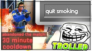 TRICKING PEOPLE INTO LEAVING THE MATCH IN CSGO