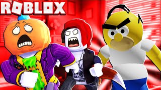 We Are Trapped In The Police Station With Homer Simpson In Roblox Piggysons Chapter 6 with odd foxx