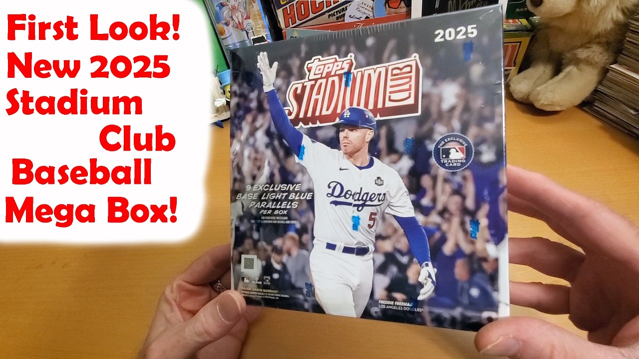 Первый взгляд! Новый мегабокс Stadium Club Baseball 2025 года!