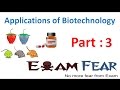 Biology Biotechnology Applications part 3 (BT Toxin) class 12 XII