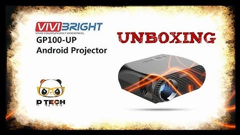 Unboxing of VIVIBRIGHT GP100UP Android Projector || Best Budget Android Smart Led Projector