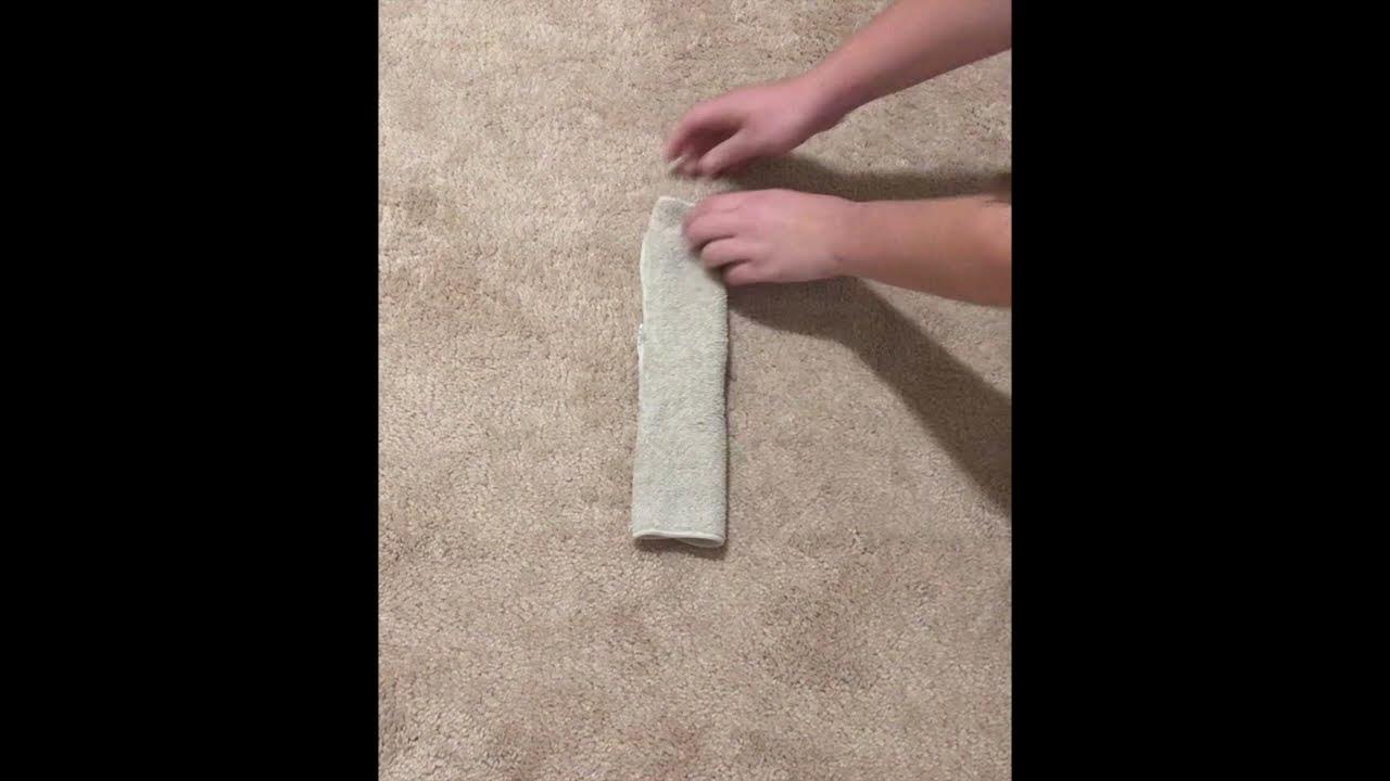 How To Fold a Washcloth YouTube