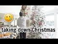 Taking Down Christmas | Vlogmas day 30 | Alyssa & Dallin