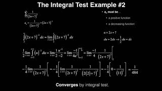 Series | The Integral Test: Example #2