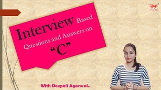 Celebrity *14 Interview Based Questions and Answers On "C" | Generally asked Questions in Interviews |Hindi Profile