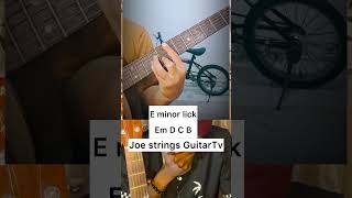 E minor lick, Save this tutorial video! Cc:Guitar & Tutorial #guitartutorials #guitarlick