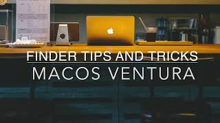 macOS - Finder tips and tricks