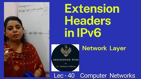 Lec40-Extension Headers in IPv6 | Computer Networks