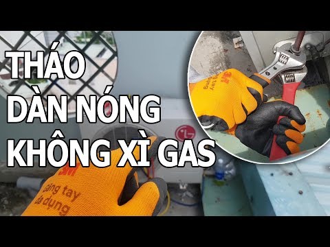 Cách thu hồi gas điều hòa tháo Dàn Nóng