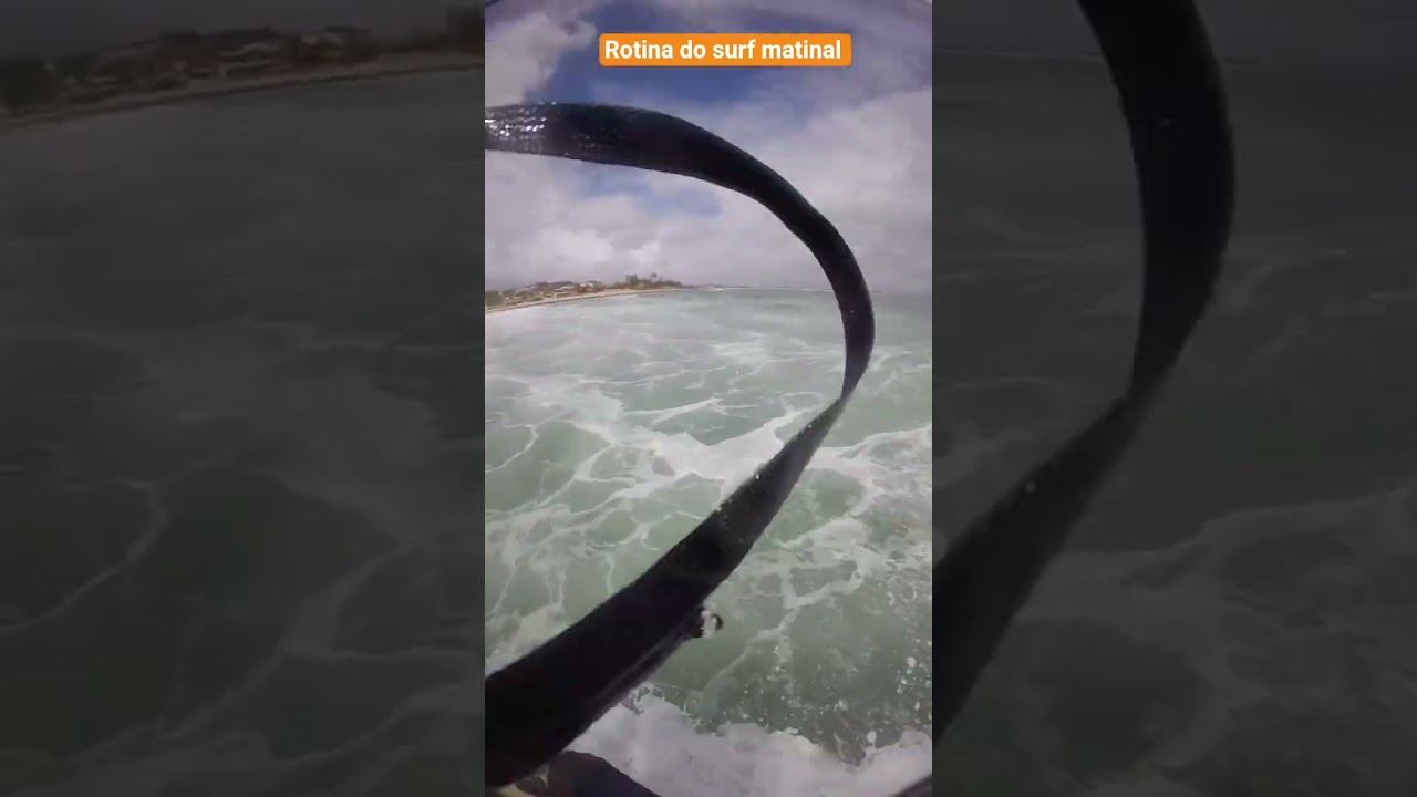 Rotina do surf matinal