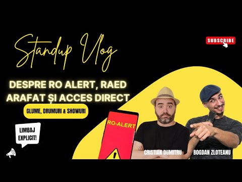 Standup Vlog | Despre Ro Alert, Raed Arafat și Acces Direct