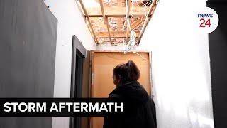 WATCH | Cape of storms: Roof flies off Strand family's home, lands in road