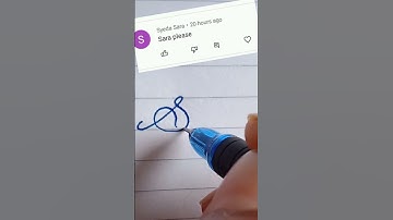 Sara beautiful name write in cursive writing # cursive#writing#sara#beautifulname#shortclip