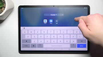 How to Create & Manage Home Screen App Folders on HUAWEI MatePad 11.5?