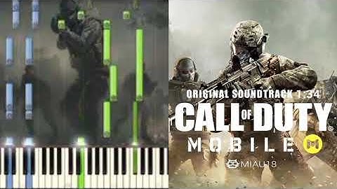 CoD Mobile theme vs piano tutorial