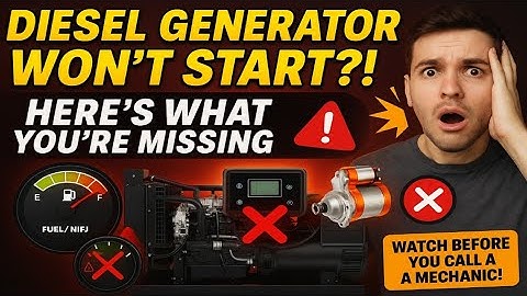 Generator Fail to start | Diesel generator starting problem | generator locked out maintenance alarm
