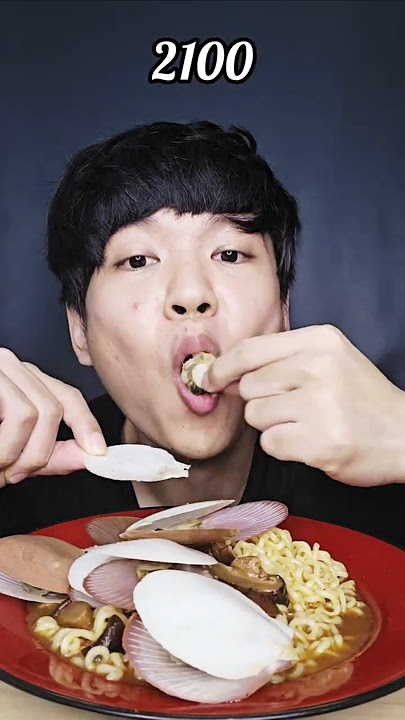 NONGSHIM SHIN RAMYUN NOODLE SOUP 2100 ADA KERANG SIMPING #shorts