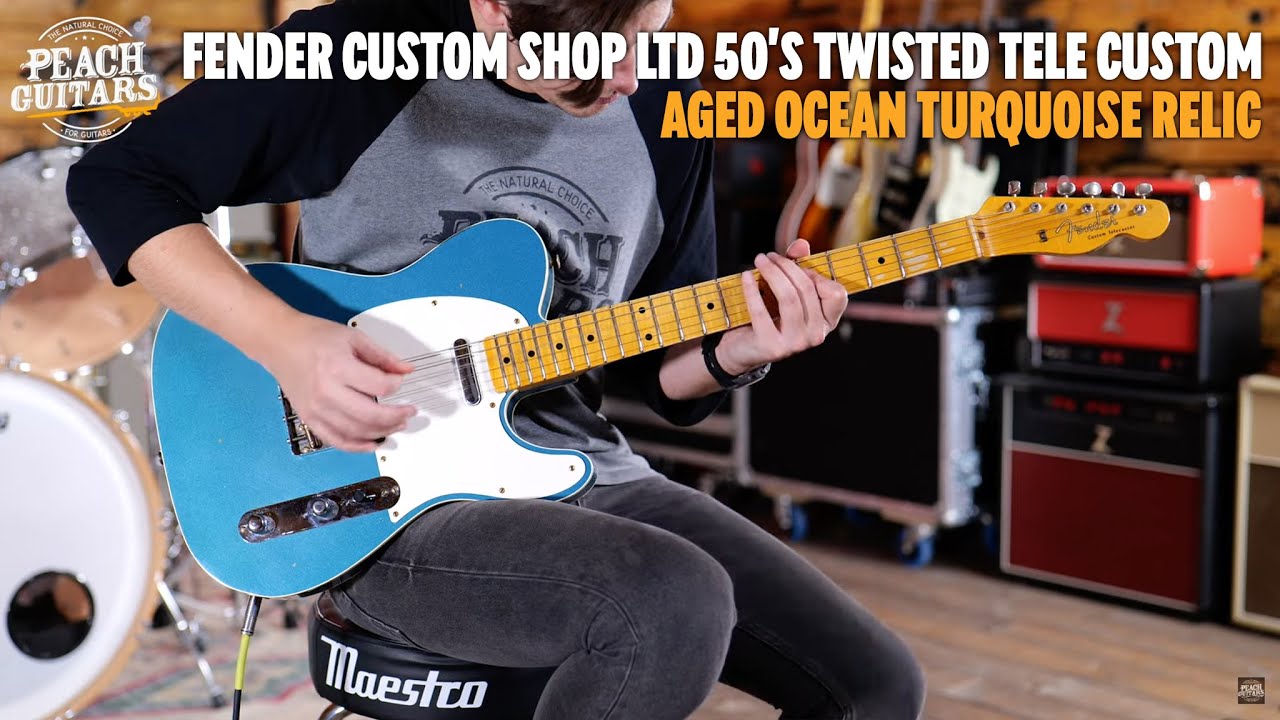 No Talking...Just Tones | Fender Custom Shop LTD 50s Twisted Tele Custom Aged Ocean Turquoise
