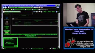 Famous Web PenTesting Workshop Part 10 of 12 XSS & BeEF Conrad Reynolds Wealth