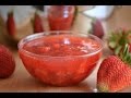 SALSA DE FRESAS | Cómo Hacer Una Salsa de Fresas | SyS