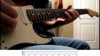 Video thumbnail of "Seether - Driven Under guitar cover WITH TABS"