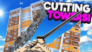 Cutting a Skyscraper in HALF with a KATANA! (Teardown Mods)