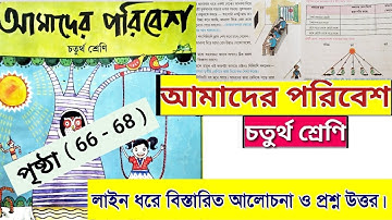 class 4 amader paribesh | page 66 to 68 | fourth class our environment | page 66 to 68