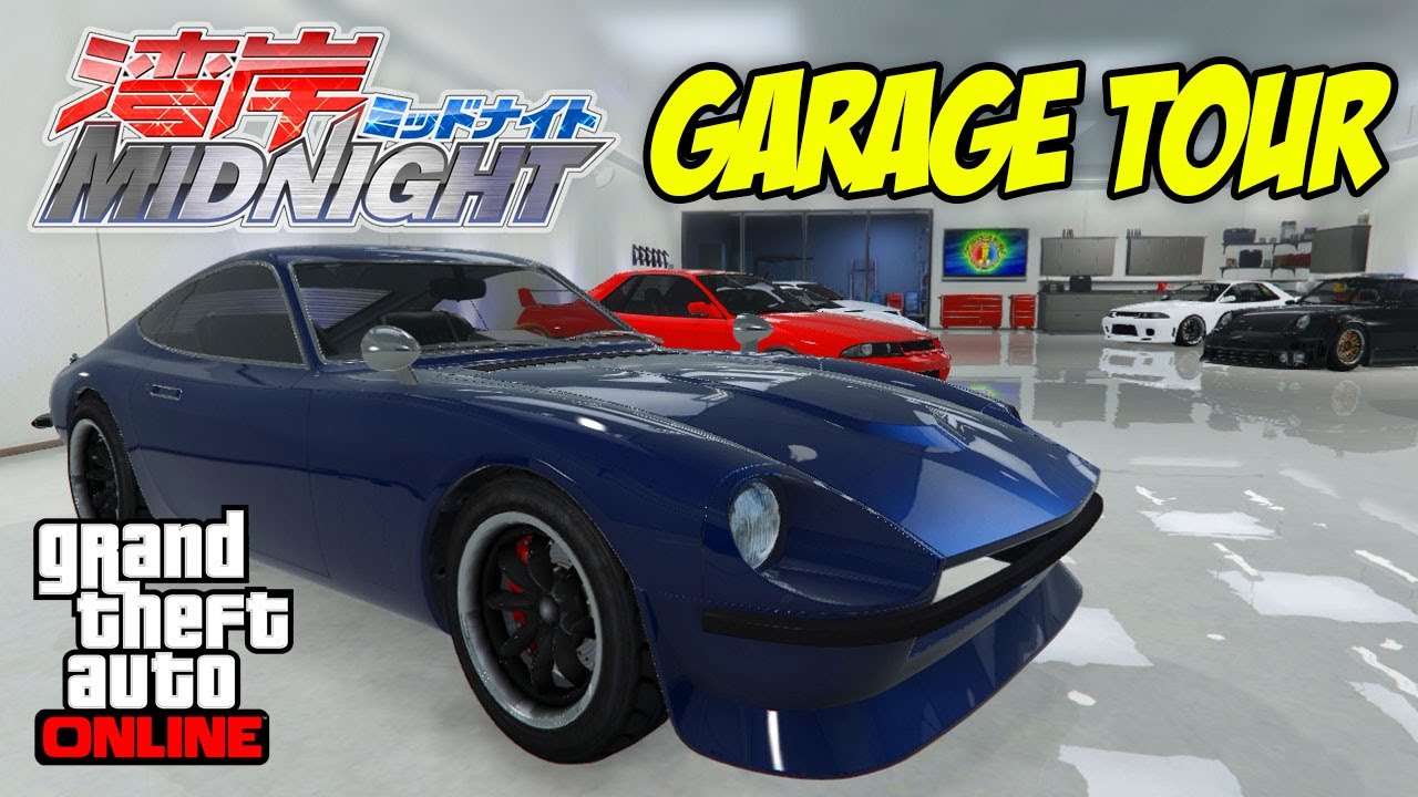 Wangan Midnight Car Collection in GTA 5 Online | Garage Tour - YouTube