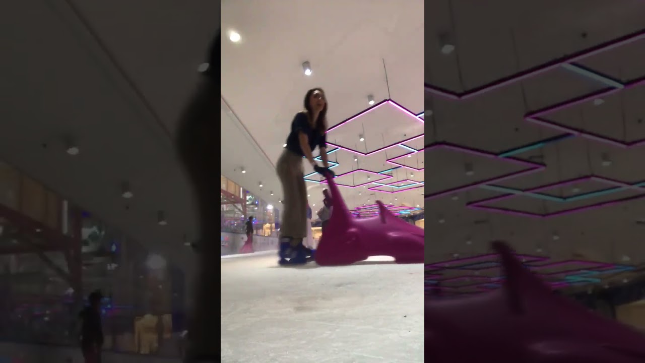 Ice skate bareng lija