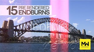 15 Pre-Rendered Film Burns and Light Leaks