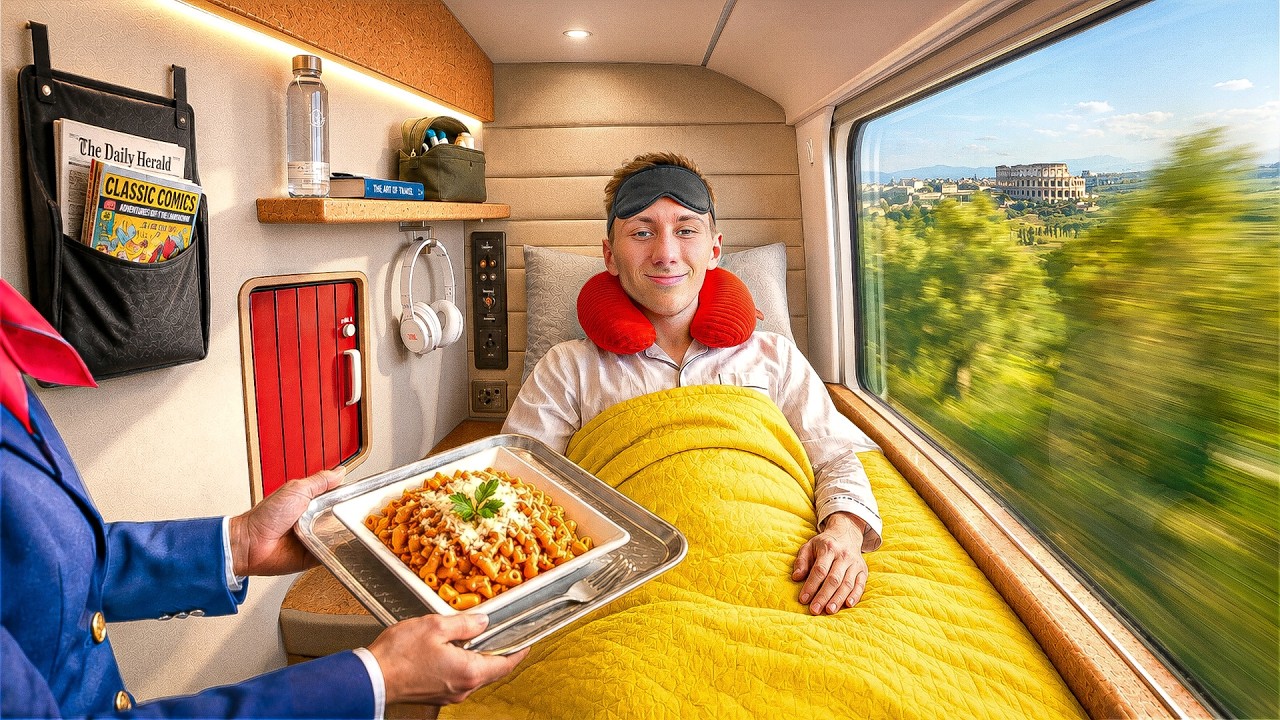 Ich fahre in Mini Schlafzügen durch Europa