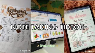 NOTE TAKING ✍️ | TIKTOK COMPILATION