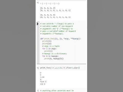 Examples of Using the Asterisk * Symbol in Python #python #education # ...
