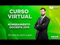 Curso Virtual NOMBRAMIENTO DOCENTE 2019 - DR. MANUEL RISCO ALBAN