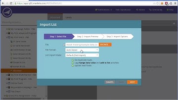 6.7 Hands On Manual Attendance Imports | Marketo Training Course: Planning&Executing Event Campaigns