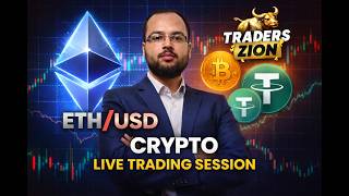 ETH USD Live Trading 📈 | Ethereum Price Analysis & Scalping Strategy | Crypto Live