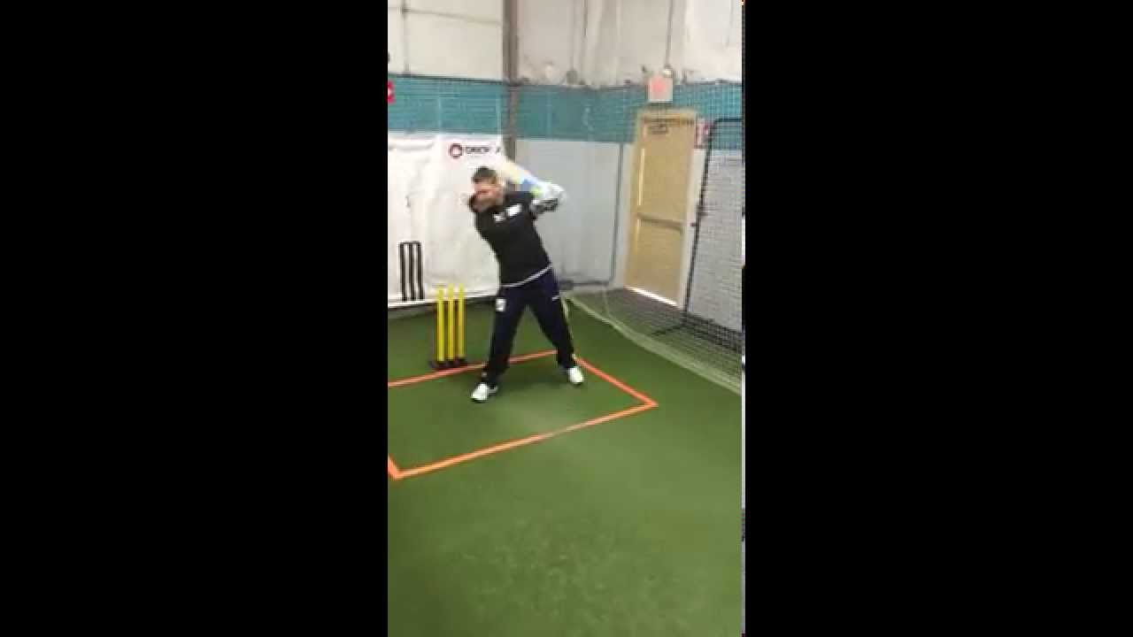 Michael Clarke at the opening of Cricmax Sports Facility in Sayreville United States
