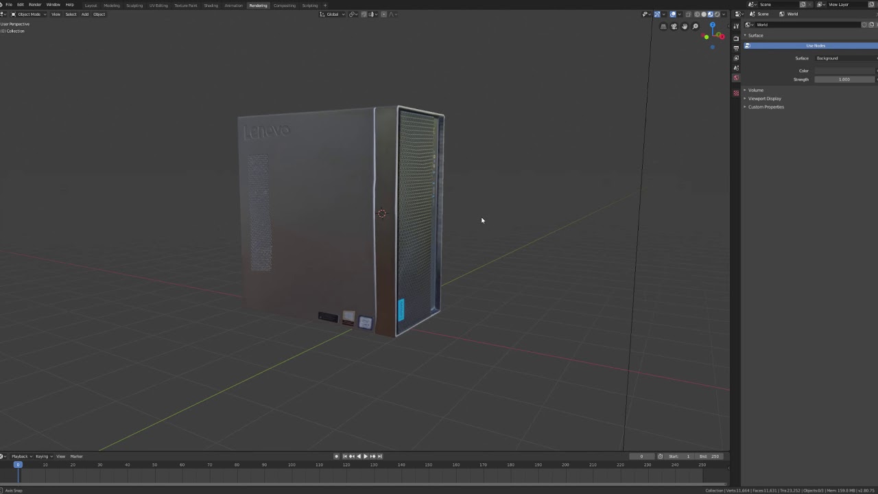 Blender Lenovo test