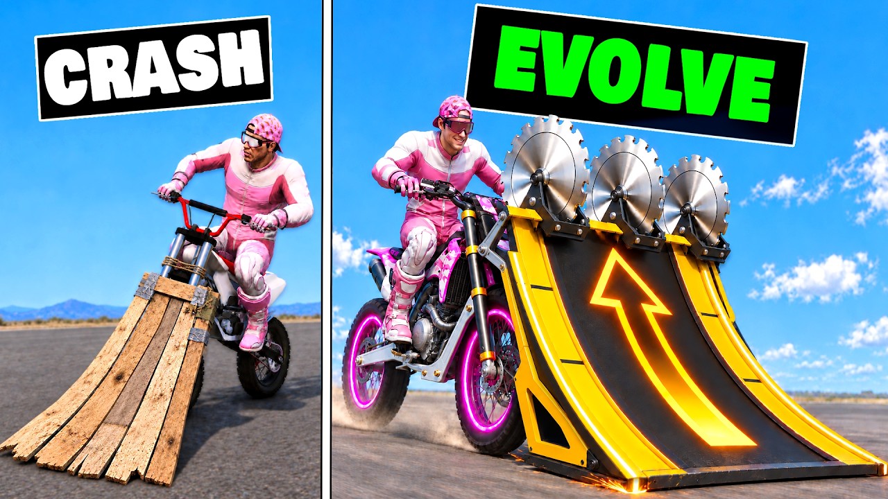 Every Time I Crash, My Ramp Bike Evolves in GTA 5