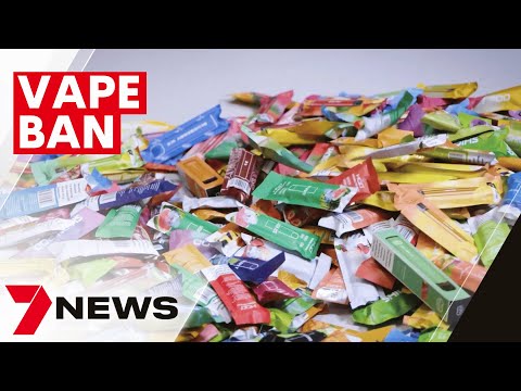 Black market warning as Australia unveils major vape crackdown | 7NEWS -  YouTube