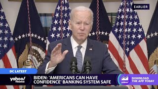 President Biden on SVB collapse: Customers 'can rest assured they will have access to their money'