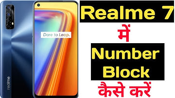 How to block any number in realme 7 || how to add any number in blacklist on realme 7 ||