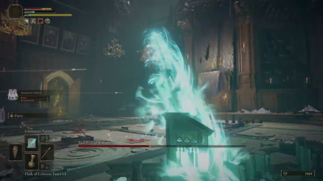 How to beat Red Wolf of Radagon Boss easy with Astrologer/Magic build - ELDEN RING